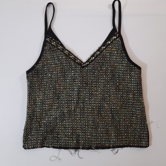 ● Zara | Sparkly & Sequin Crop Top - Picture 4 of 12